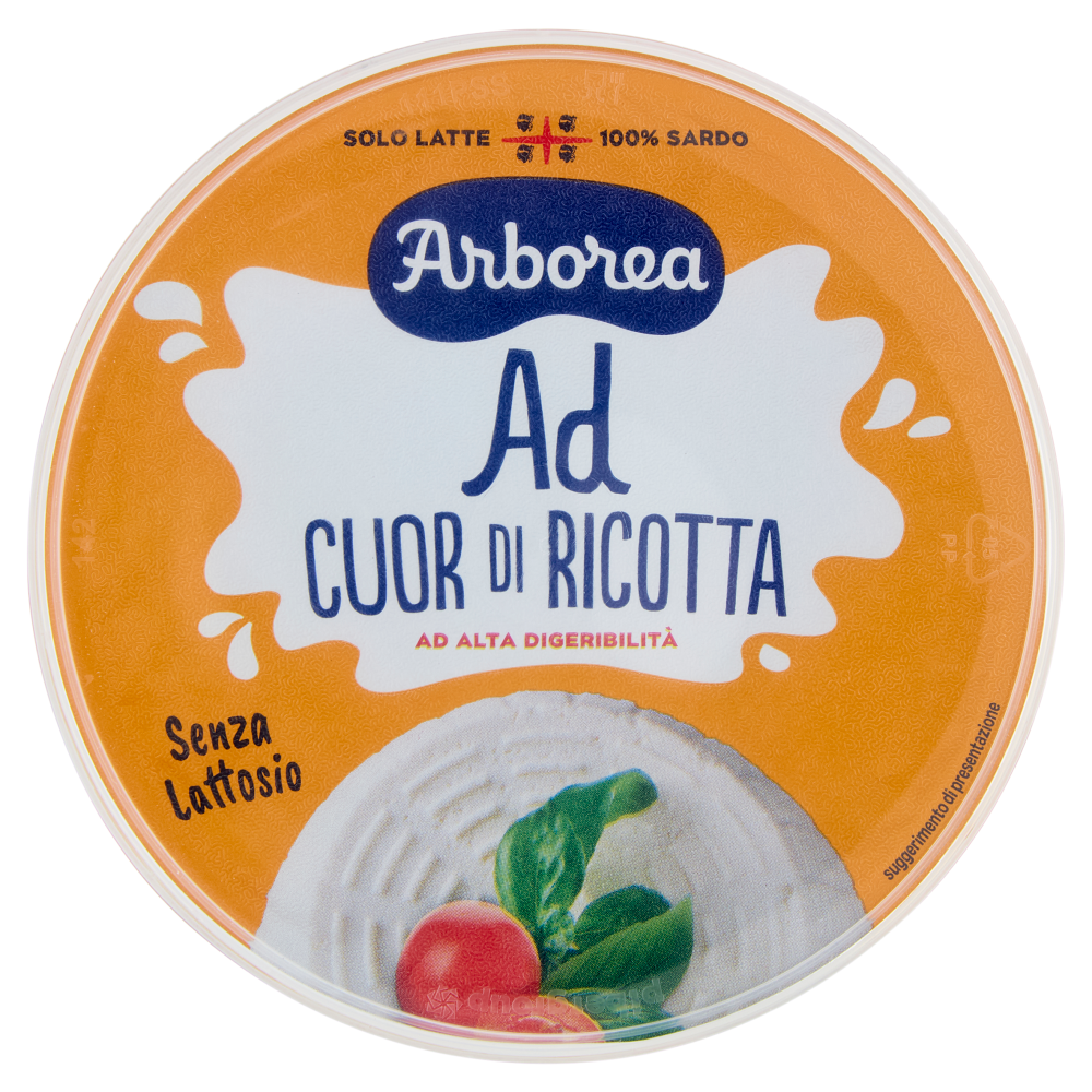 Arborea Ad Cuor di Ricotta ad Alta Digeribilit&agrave; 250 g