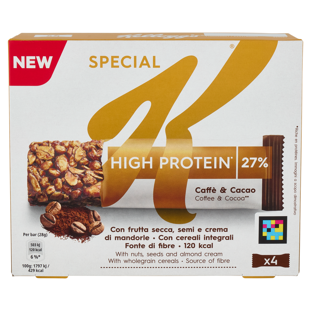 Kellogg's Special K High Protein 27% Caff&egrave; & Cacao 4 x 28 g