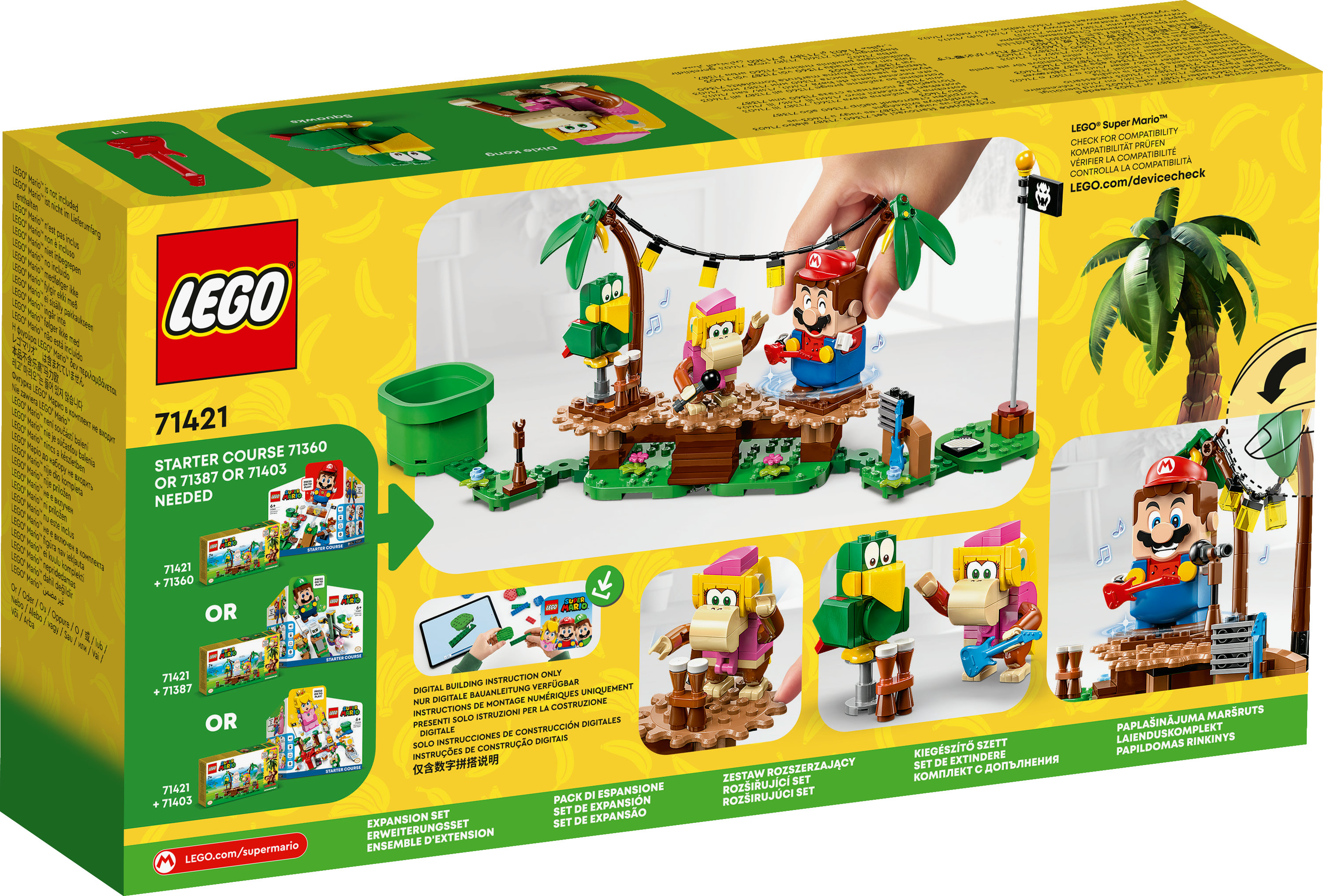 LEGO Super Mario Pack di espansione Concerto nella giungla di Dixie Kong