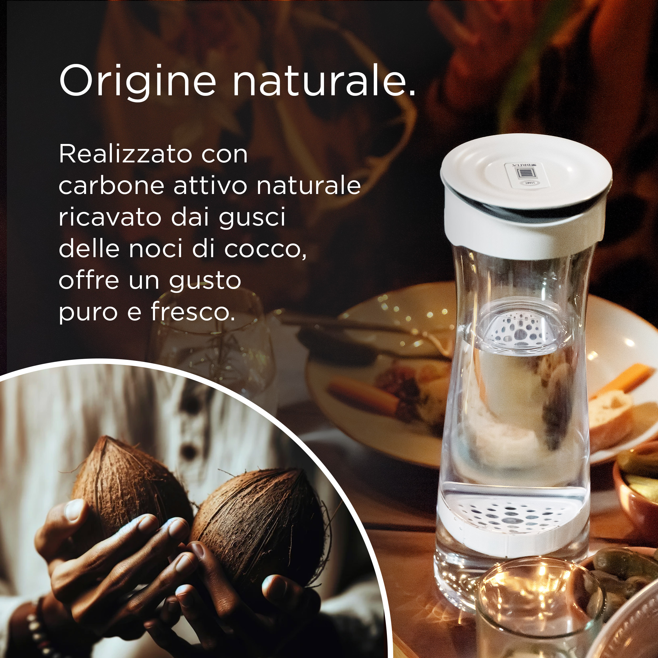 Brita Bottiglia filtrante , bianca (1,3L) incl. 1 filtro MicroDisc: riduce PFAS, cloro, microparticelle e altre impurità