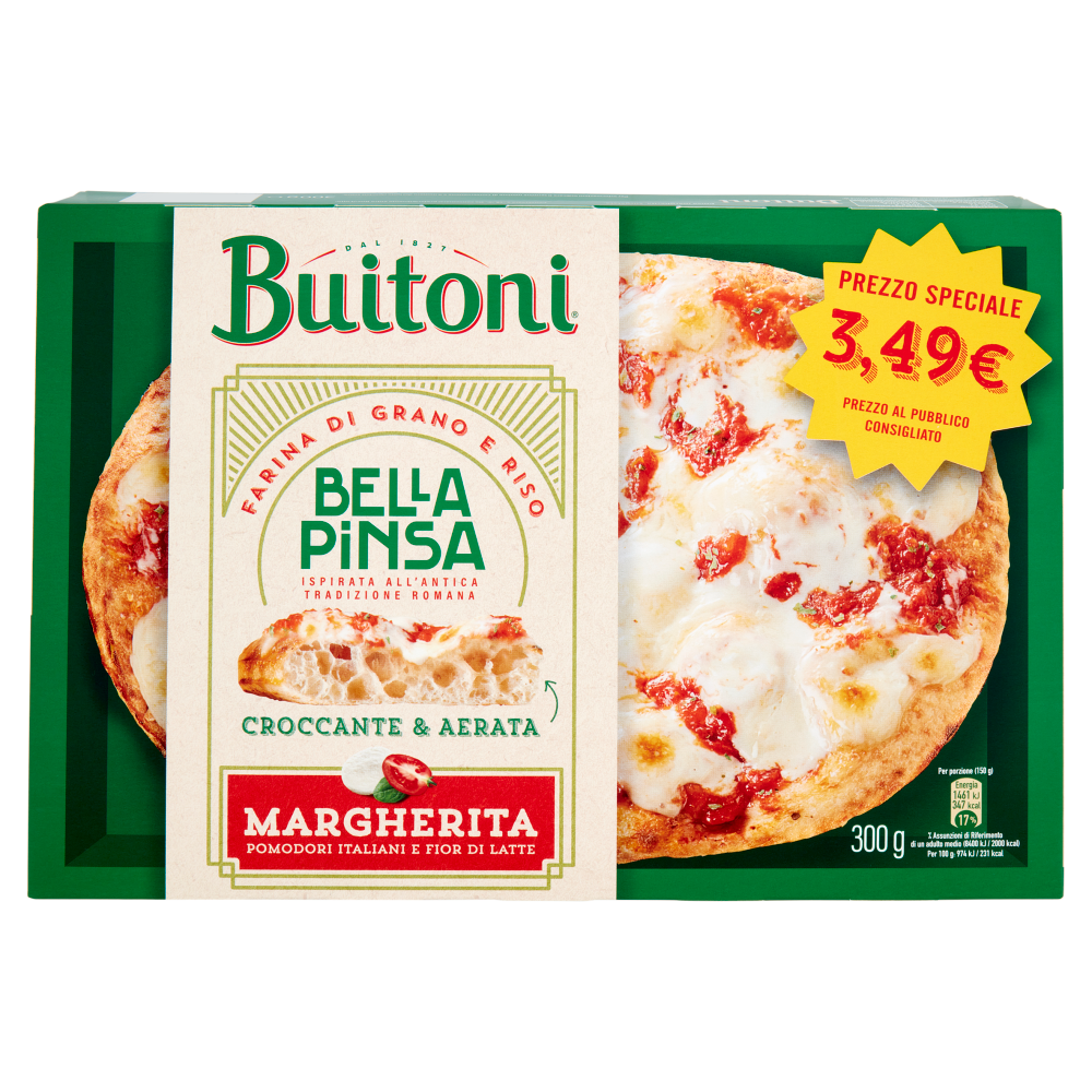 BUITONI Bella Pinsa Margherita Pinsa Surgelata 1 pinsa 300g