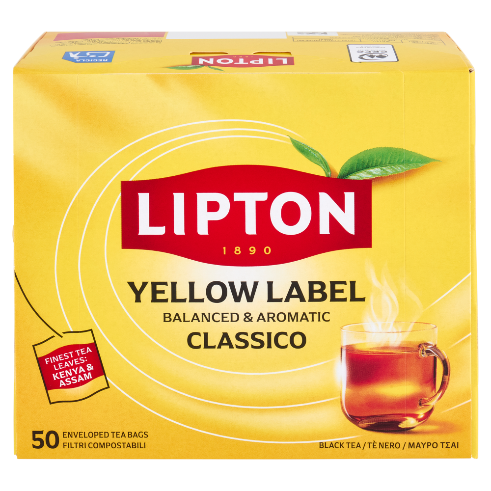 Lipton Yellow Label Classico 50 Filtri 75 g