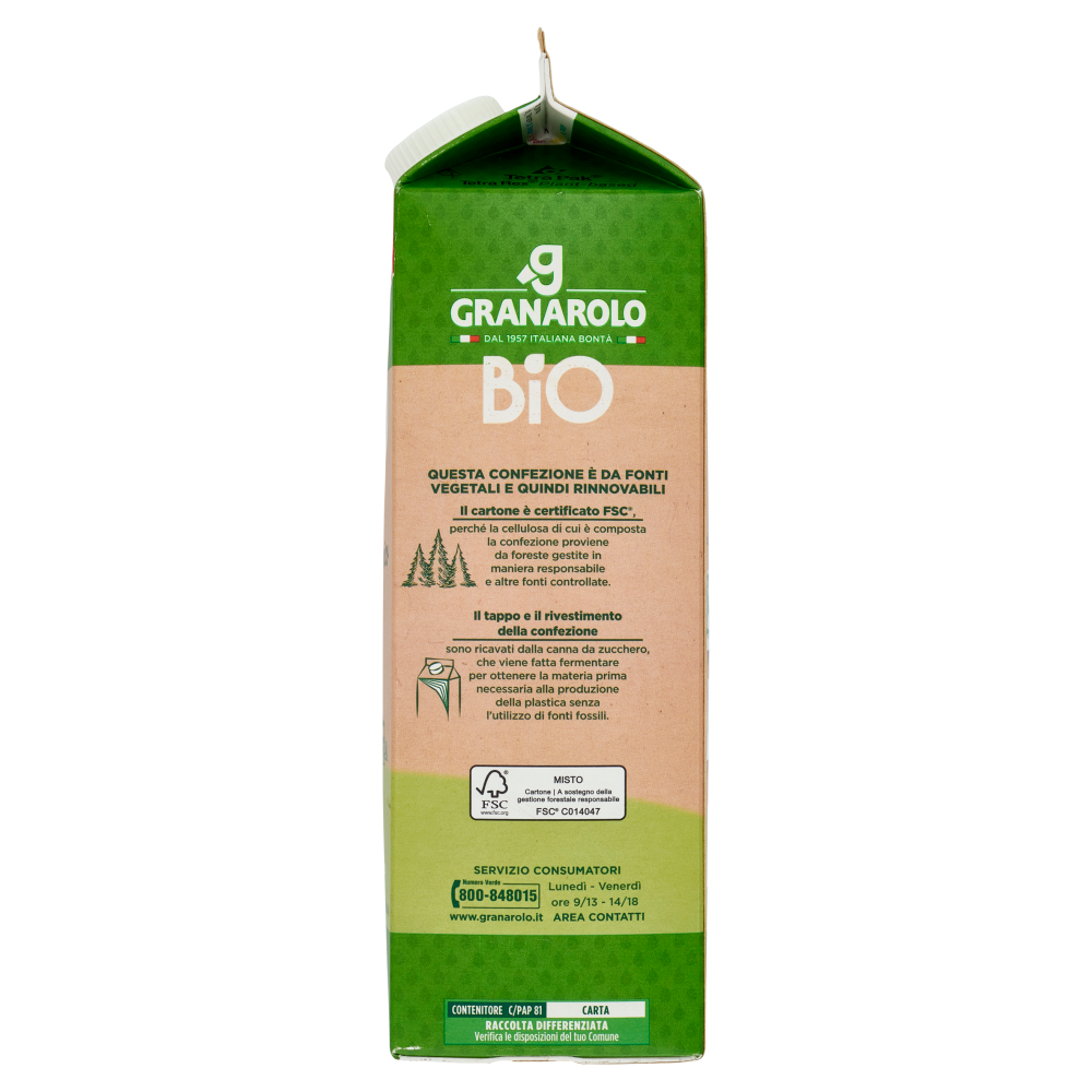 Granarolo Bio Latte Biologico Intero 1 L