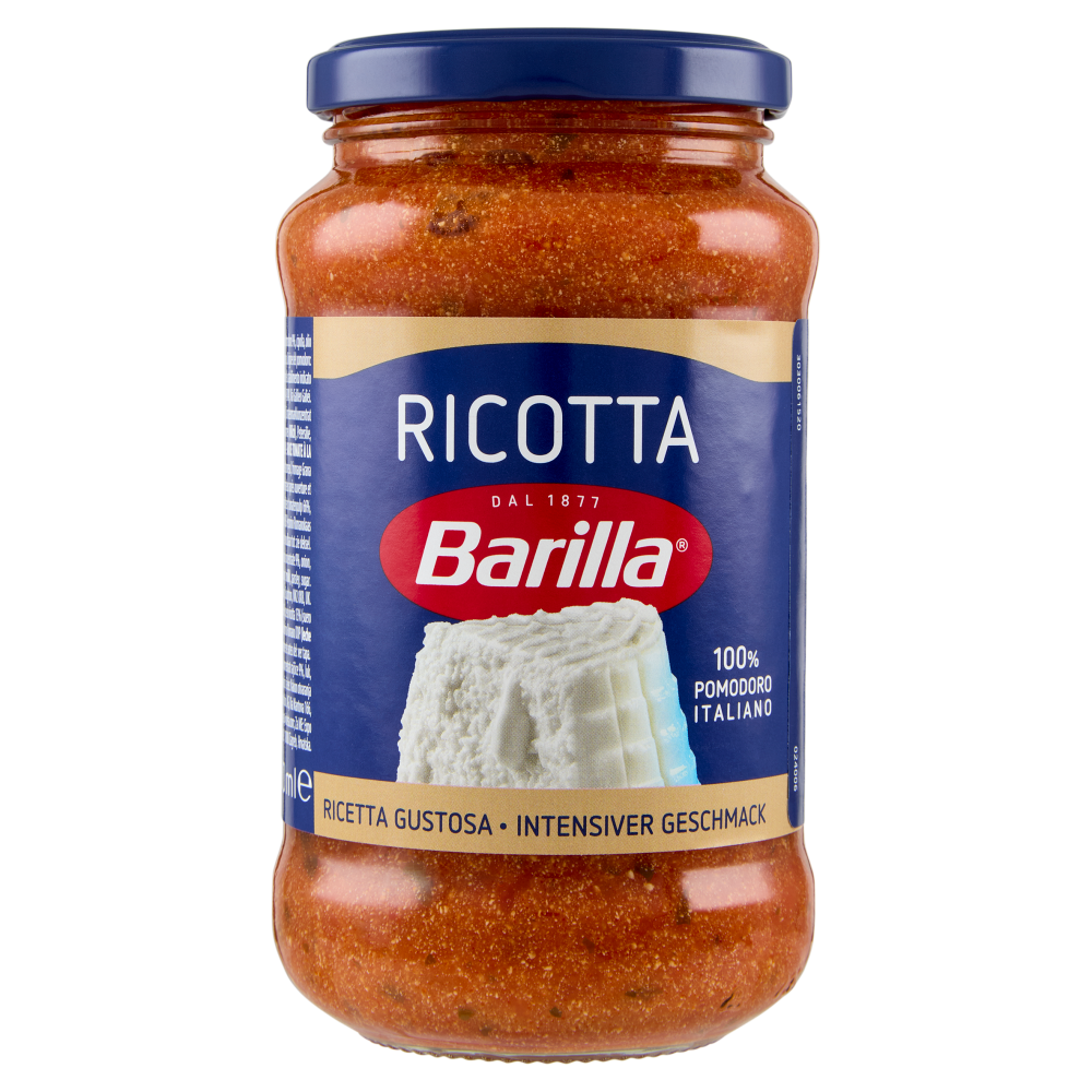 Barilla Sugo Ricotta 100% Pomodoro Italiano Condimento per Pasta 400g