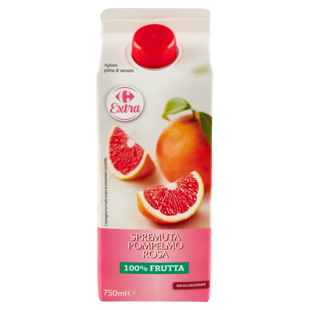 Carrefour Extra Spremuta Pompelmo Rosa 750 ml