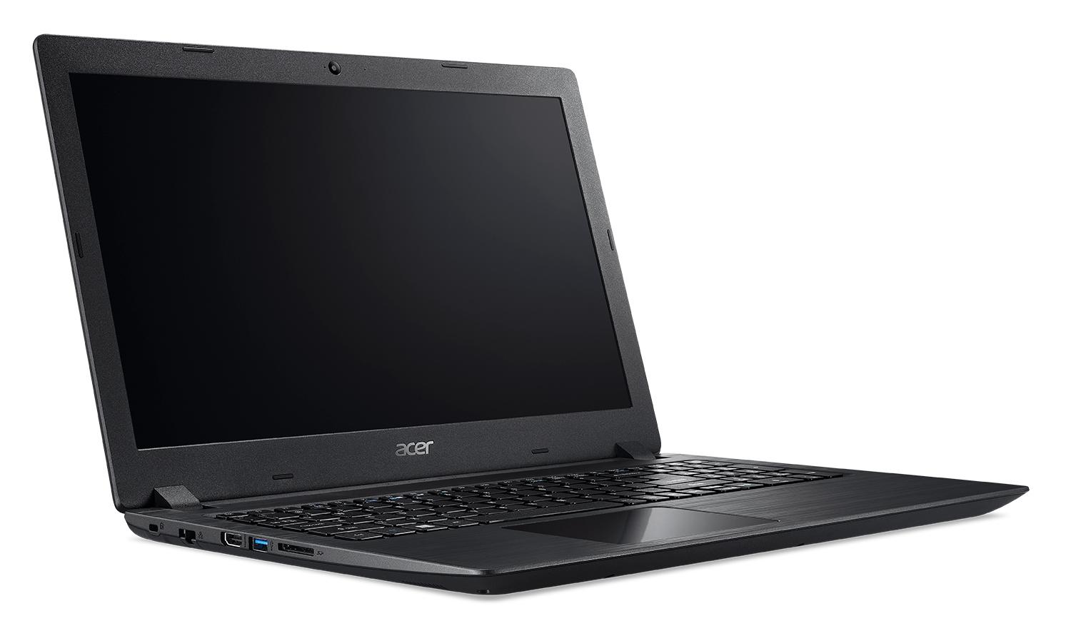 Acer Aspire 3 A315-53-38F1 Intel® Core™ i3 i3-8130U Computer portatile 39,6 cm (15.6") HD 8 GB DDR4-SDRAM 256 GB SSD Wi-Fi 5 (802.11ac) Windows 10 Home Nero