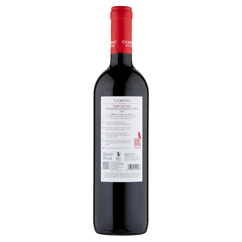 Corvo Terre Siciliane IGT Rosso 750 ml
