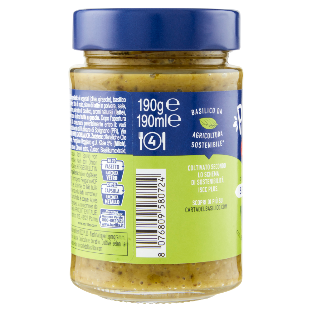 Barilla Pesto alla Genovese senza Aglio 190g Carrefour
