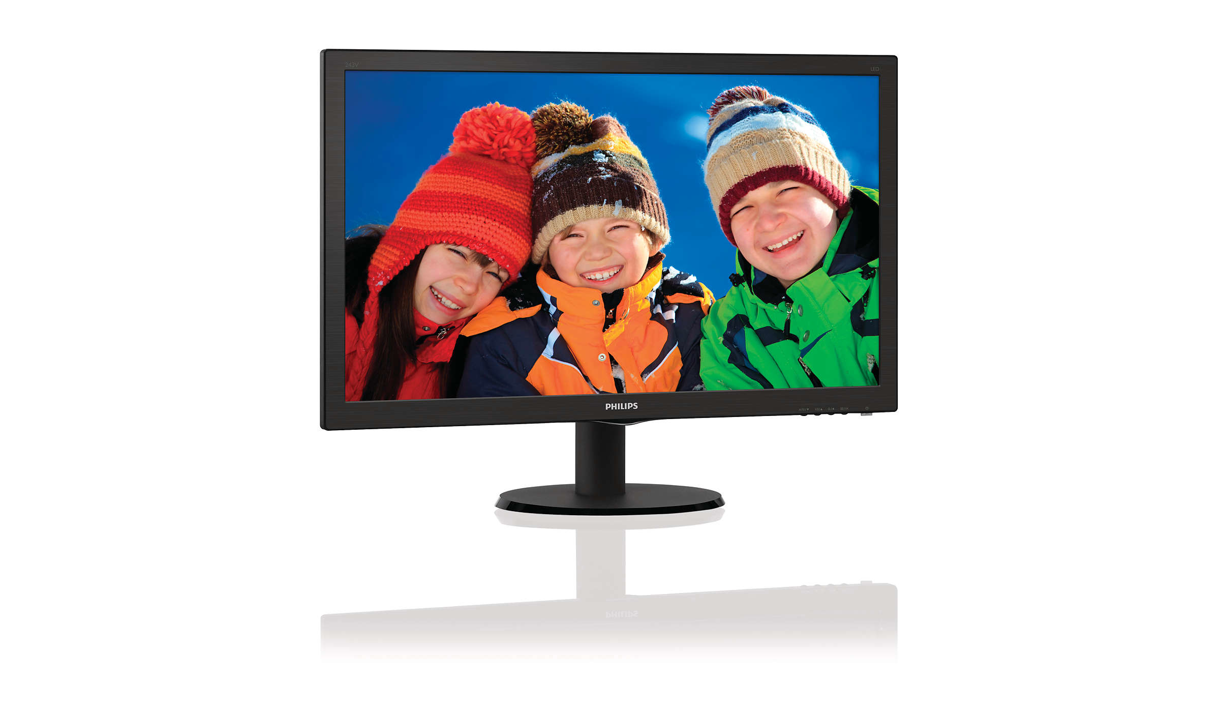 Philips V Line Monitor LCD con SmartControl Lite 243V5LHSB/00