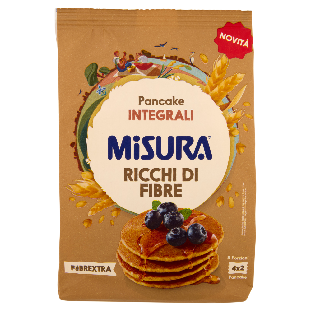 Misura Fibrextra Pancake Integrali 4 x 50 g
