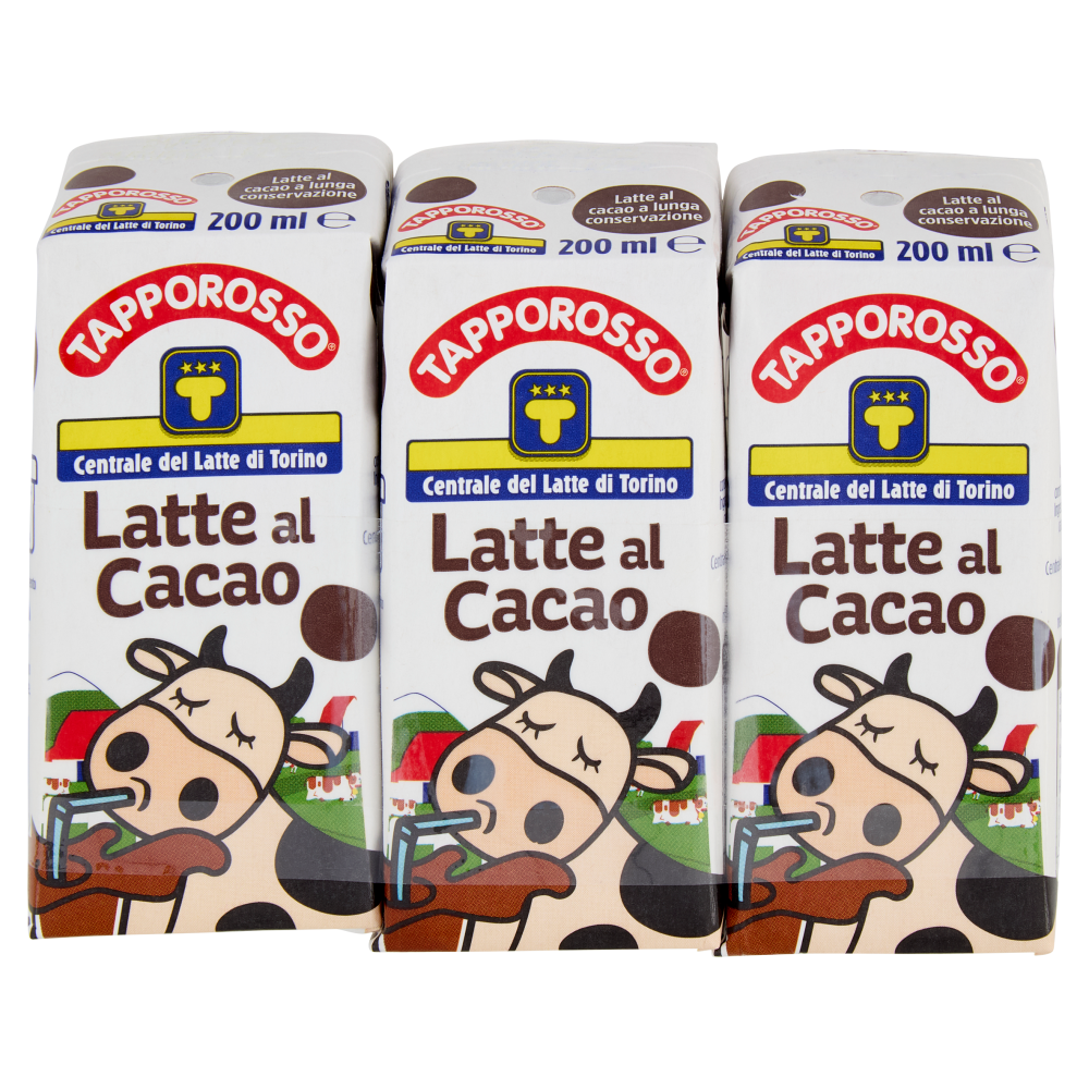 Tapporosso Latte al Cacao 3 x 200 ml