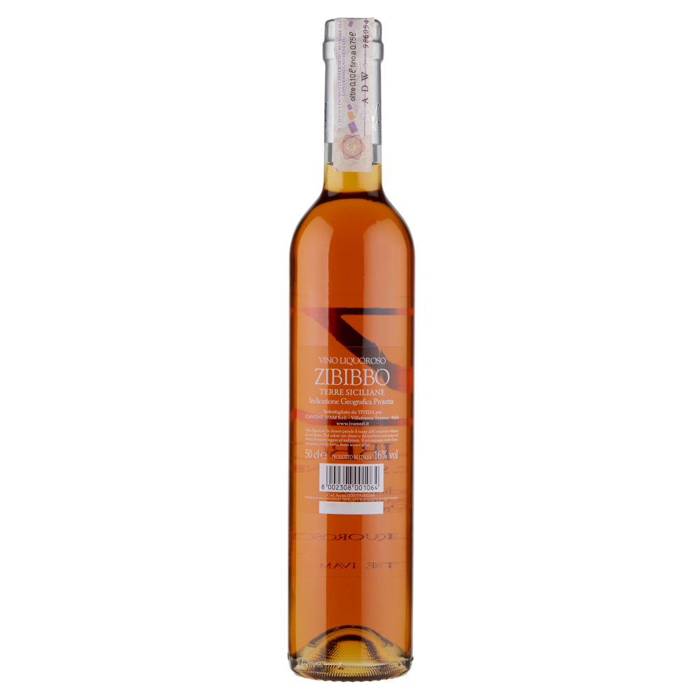 Cantine Ivam Zibibbo Terre Siciliane IGP Vino Liquoroso 50 cl