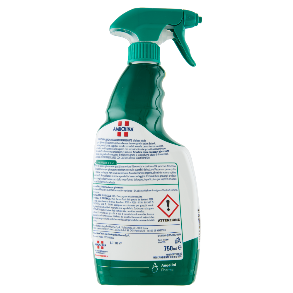 Amuchina Senza Risciacquo Igienizzante 750 ml