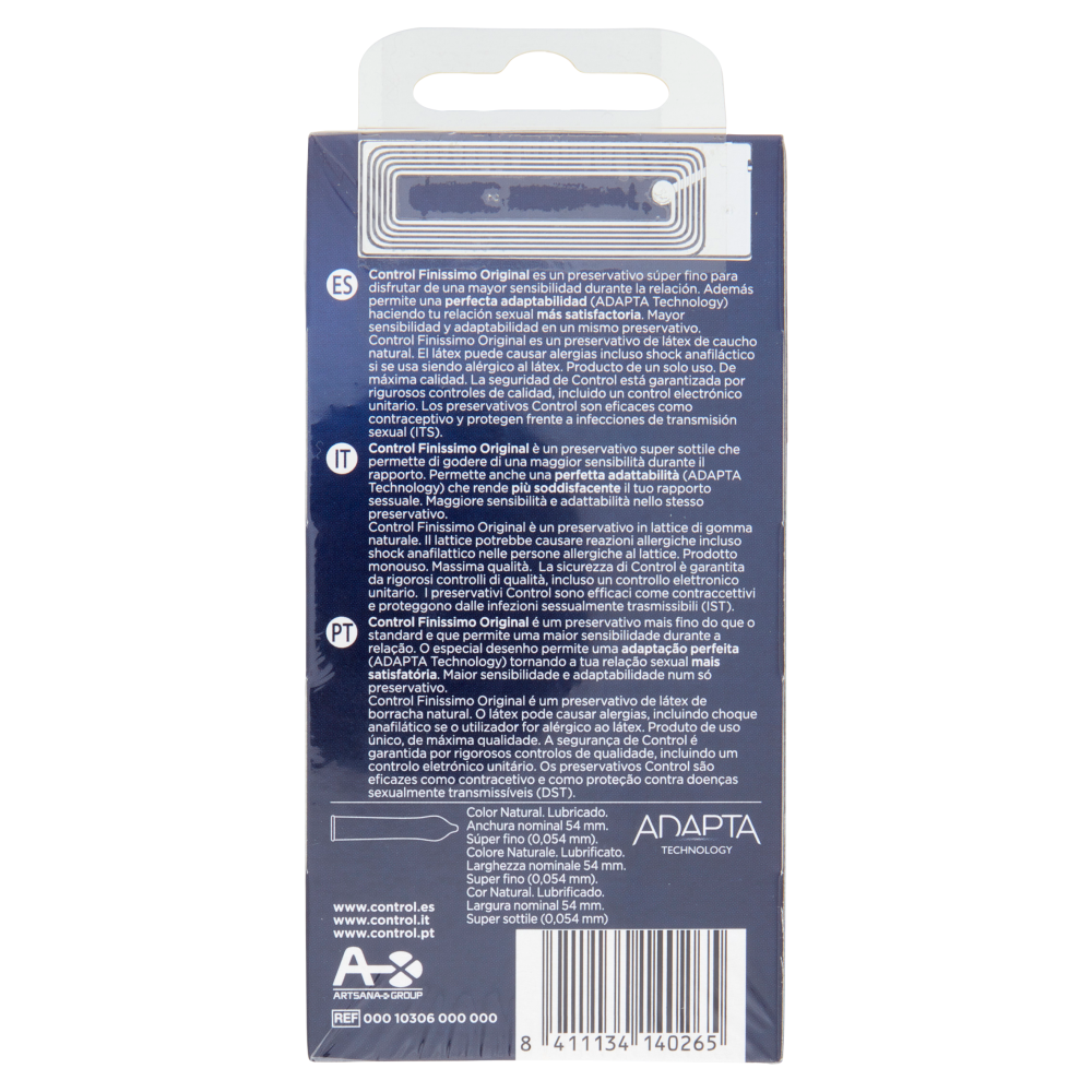 Control Finissimo Original Profilattici 12 pz