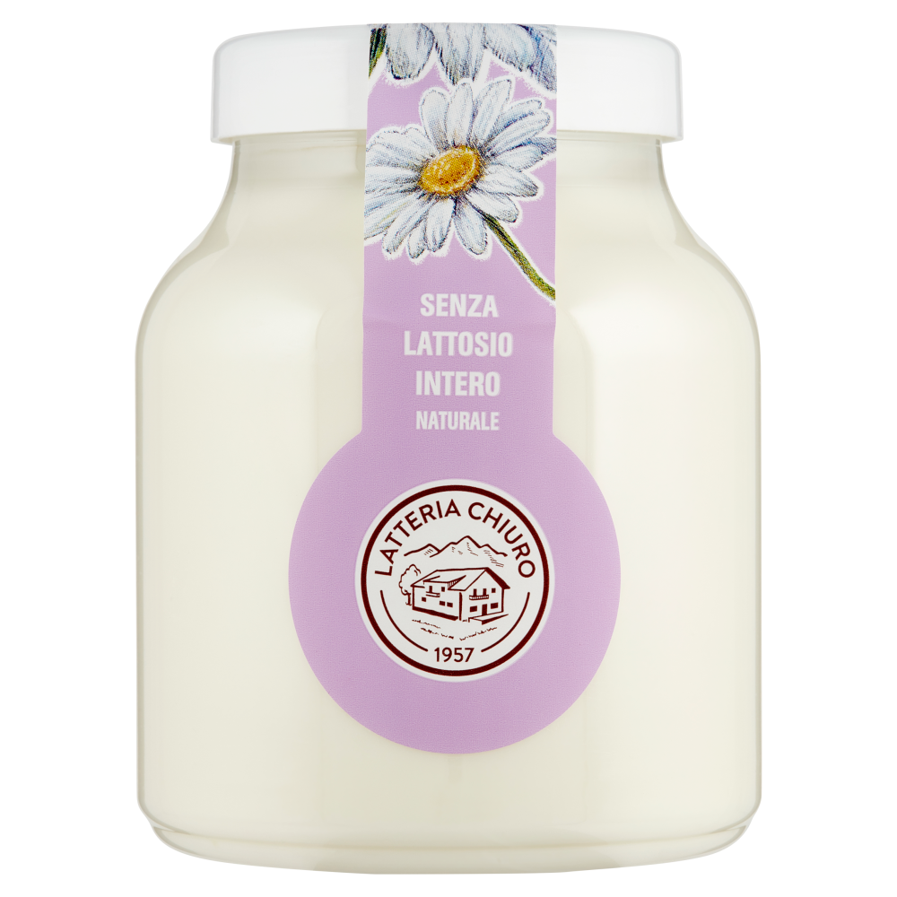 AlpiYo Yogurt di Valtellina Senza Lattosio Intero Naturale 500 g