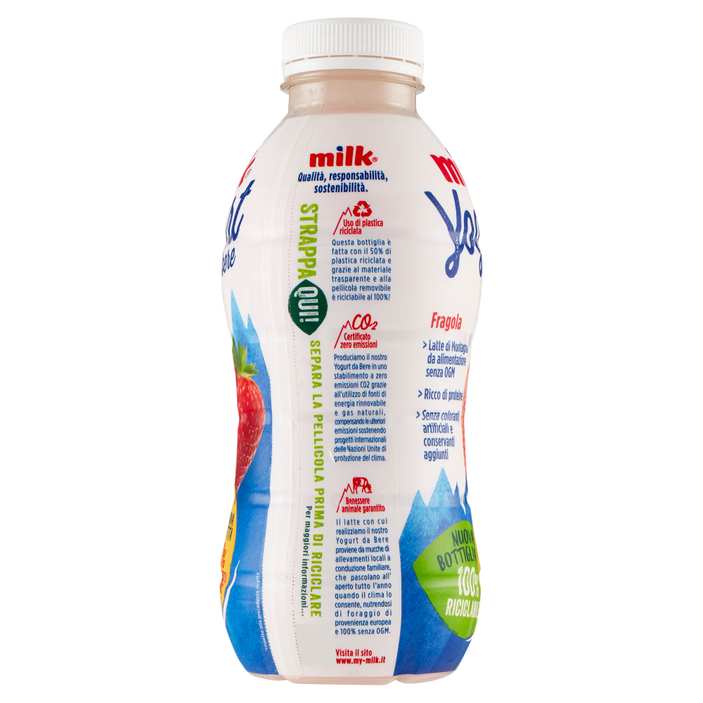 Milk Yogurt da bere Fragola 500 g