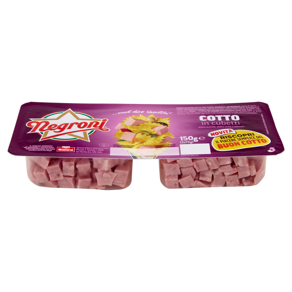 Negroni Cotto in Cubetti 2 x 75 g