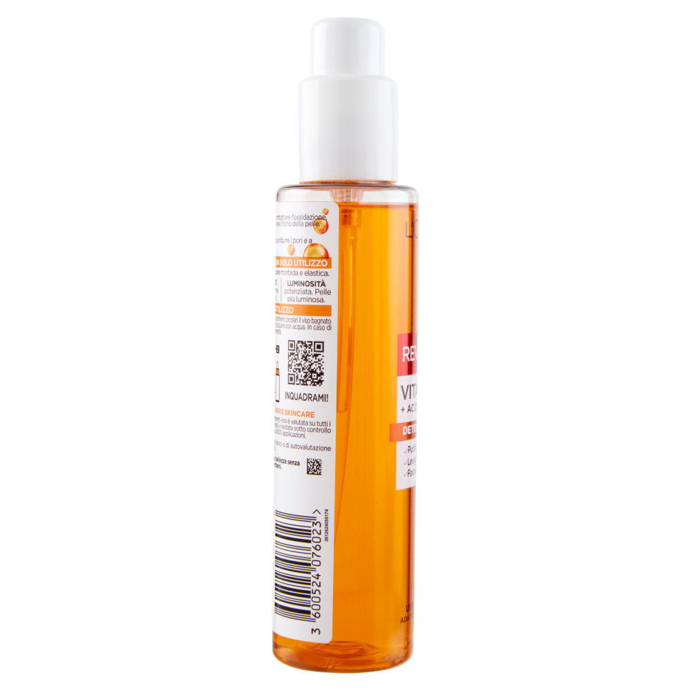 L'Oréal Paris Revitalift Detergente Viso Vitamina C + Acido Salicilico, 150 ml