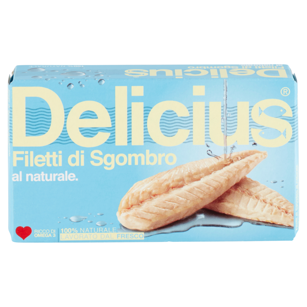 Delicius Filetti di Sgombro al naturale 90 g