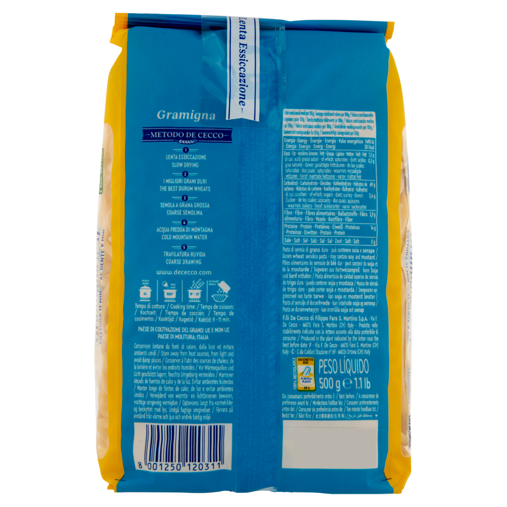 De Cecco Gramigna n°31 500 g