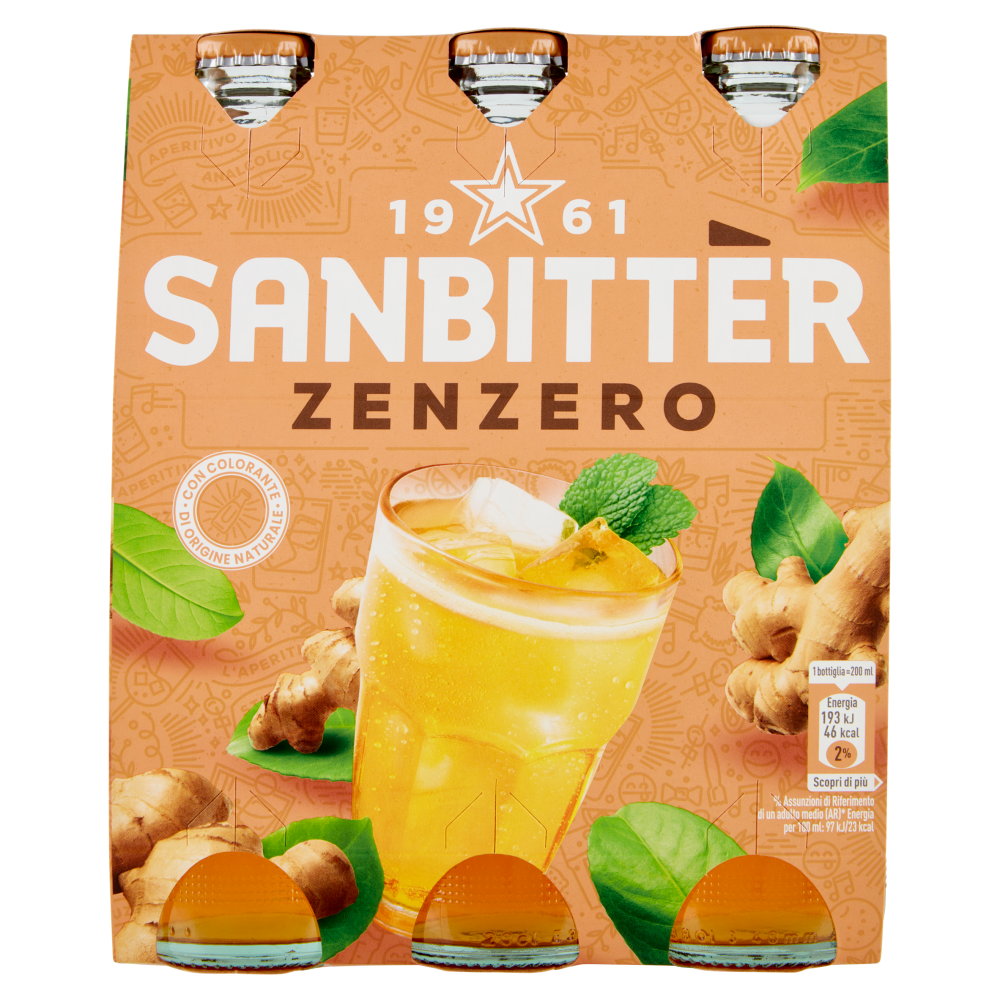 SANBITT&Egrave;R Zenzero 3x20cl