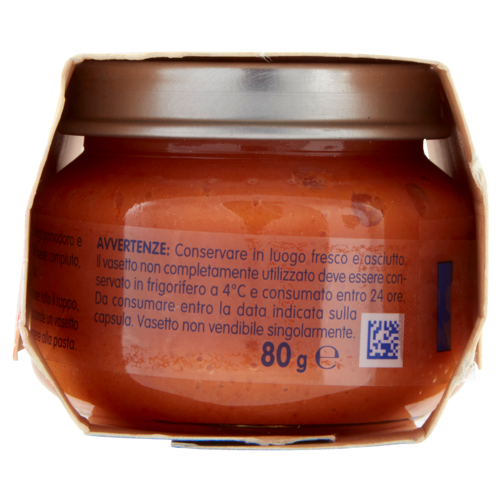 MELLIN Primo Sugo per la preparazione di pastine, Pomodoro e Verdure 2 x 80 g