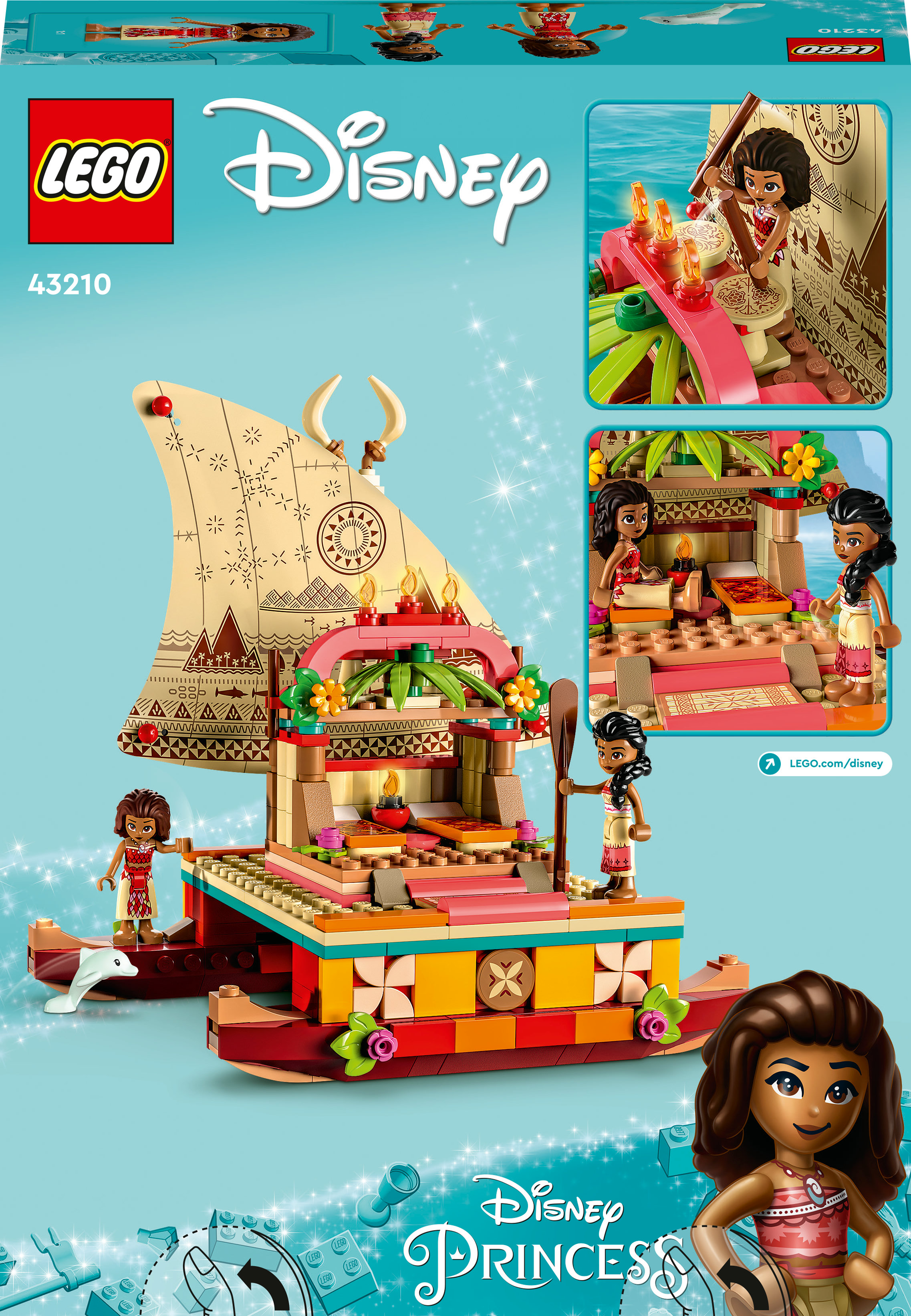 LEGO Disney Princess La barca a vela di Vaiana