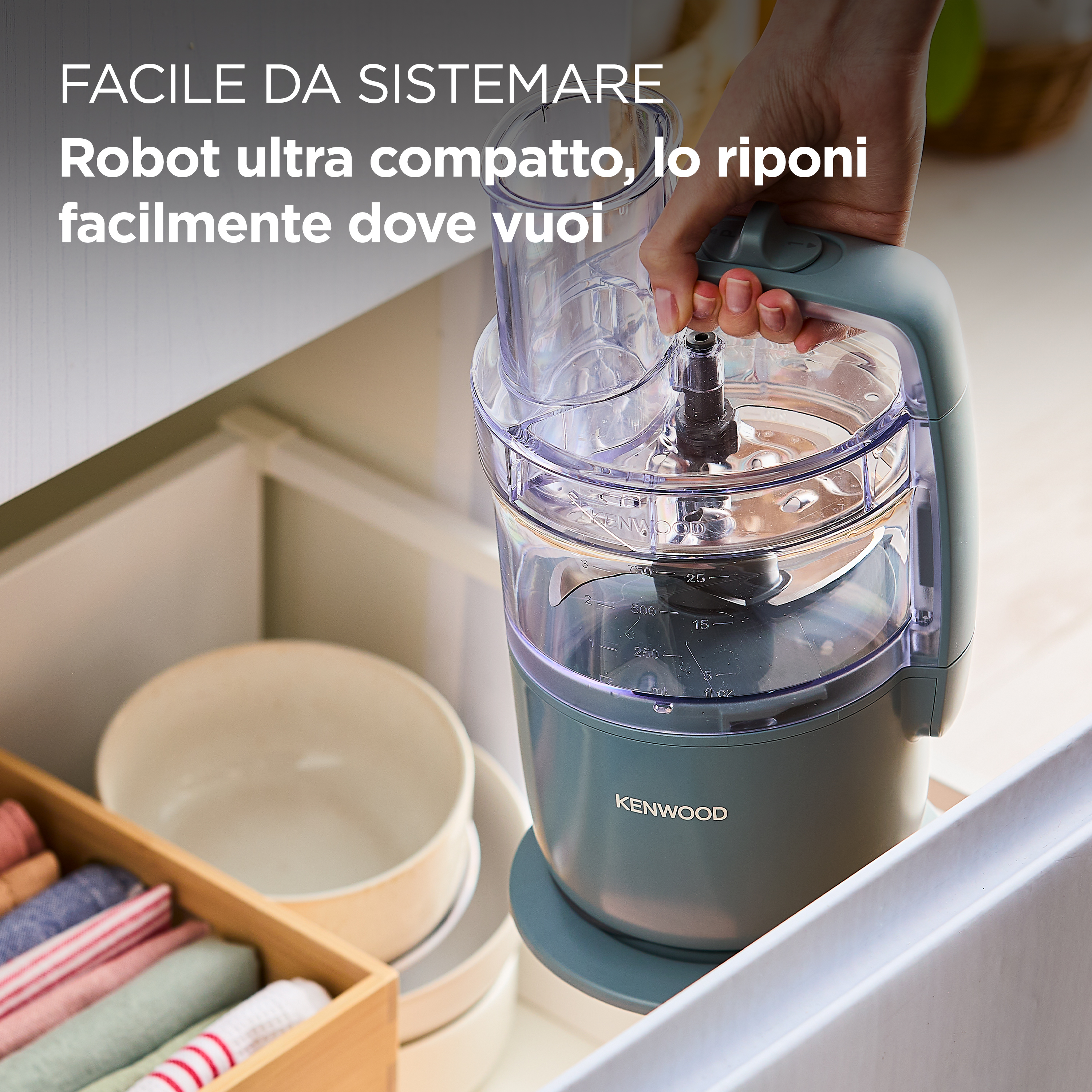 Kenwood FDP22.130GY Multipro Go Robot da cucina