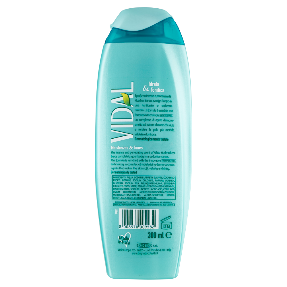 Vidal White Musk Docciaschiuma Muschio Bianco 300 ml