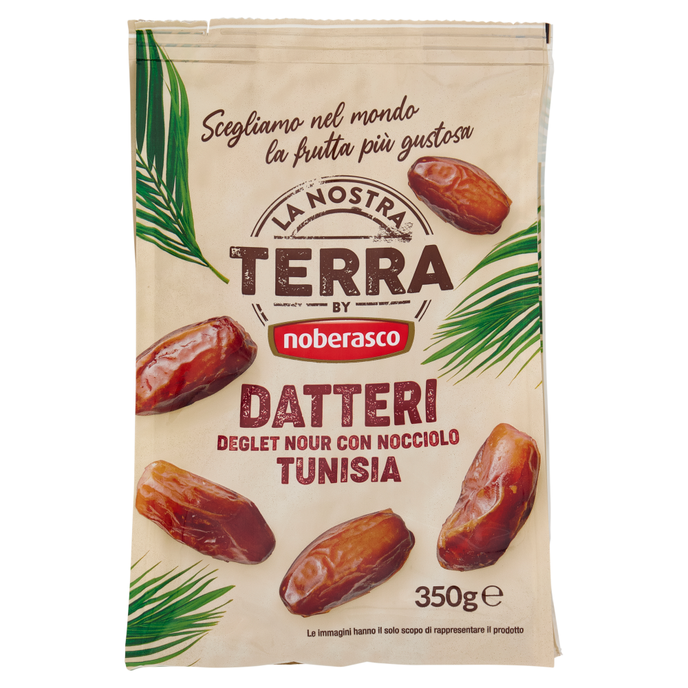 La Nostra Terra Datteri Deglet Nour con Nocciolo Tunisia 350 g