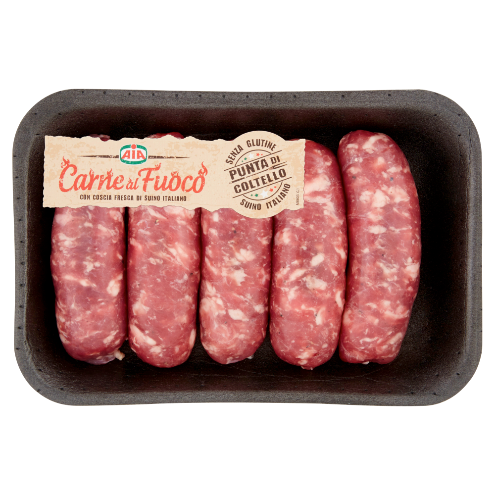 Aia Carne al Fuoco Salsiccia Punta di Coltello 0,400 kg