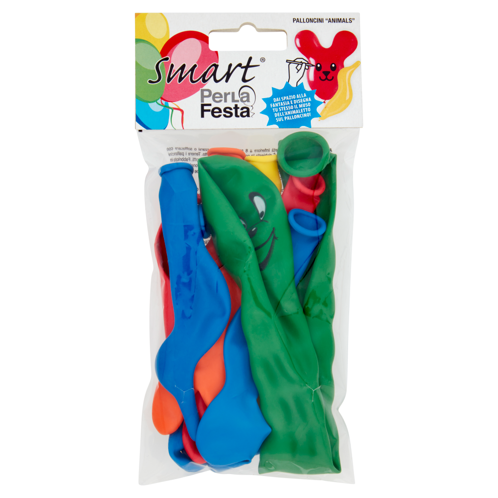 Smart PerLa Festa Palloncini "Animals" 10 pz