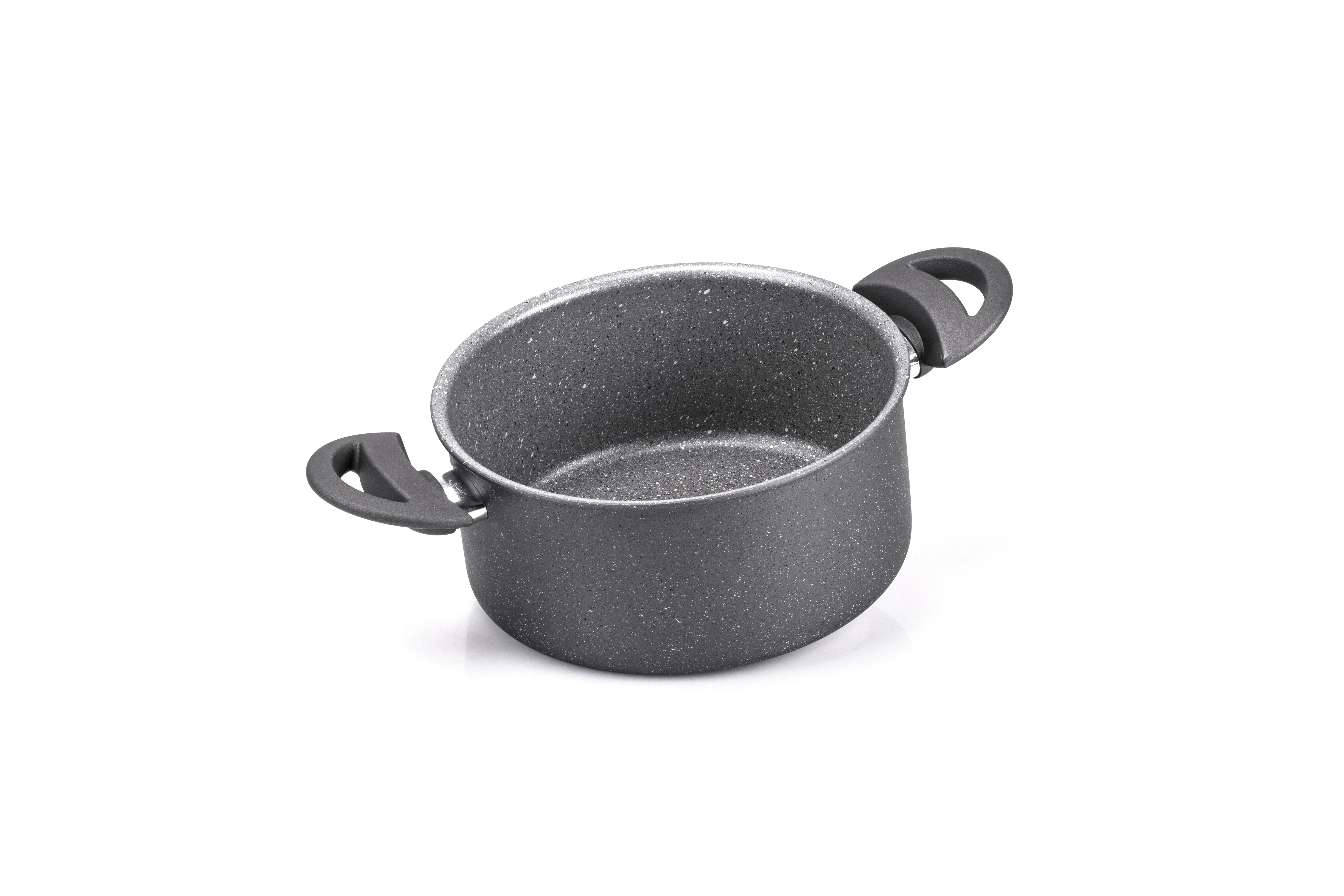 Carrefour Home Casseruola 2 manici 20 cm per induzione con rivestimento effetto pietra