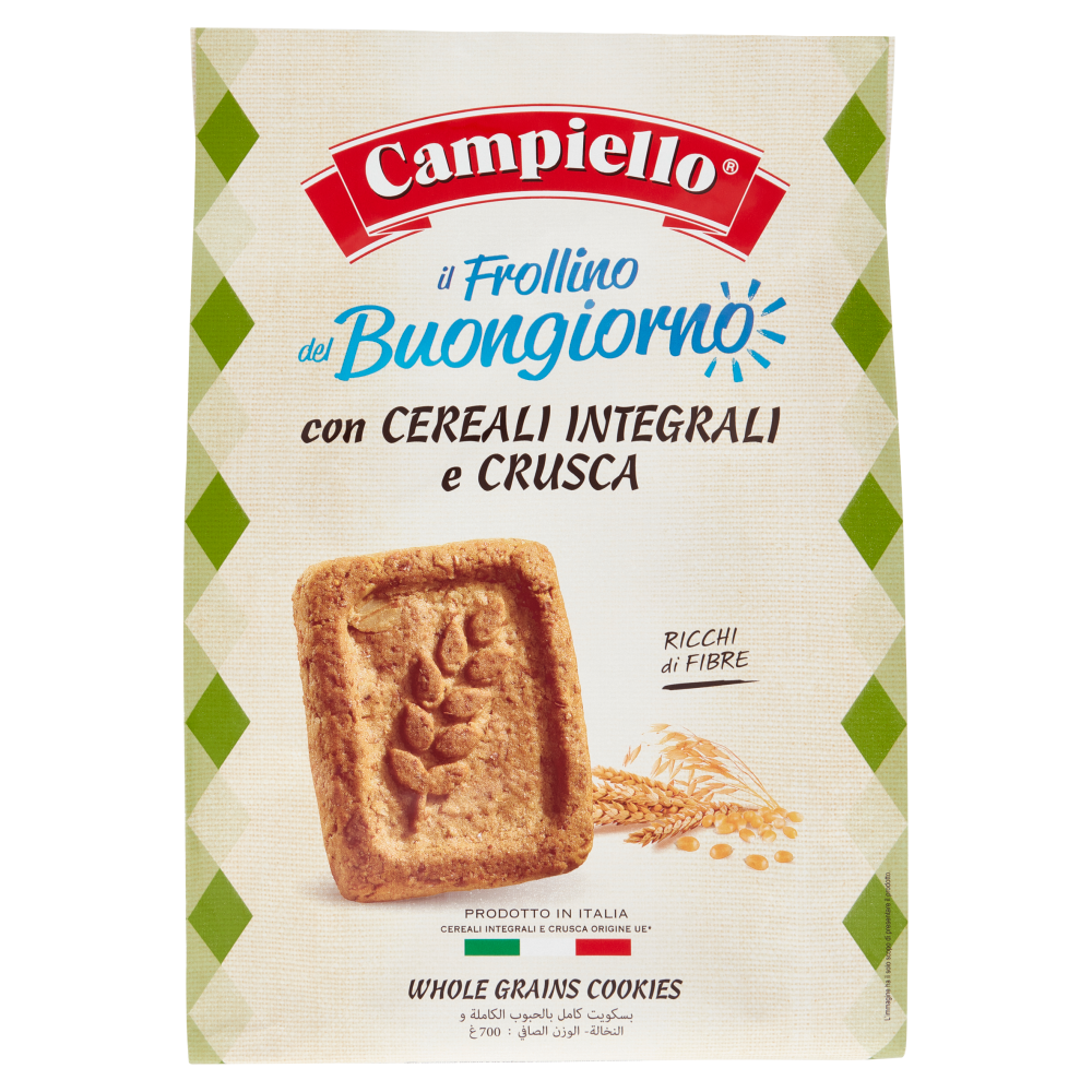 Campiello il Frollino del Buongiorno con Cereali Integrali e Crusca 700 g