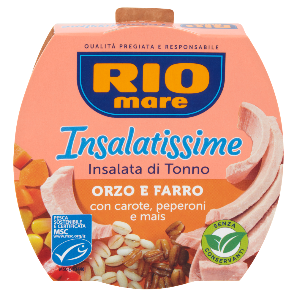 Rio mare Insalatissime Insalata di Tonno Orzo e Farro con carote