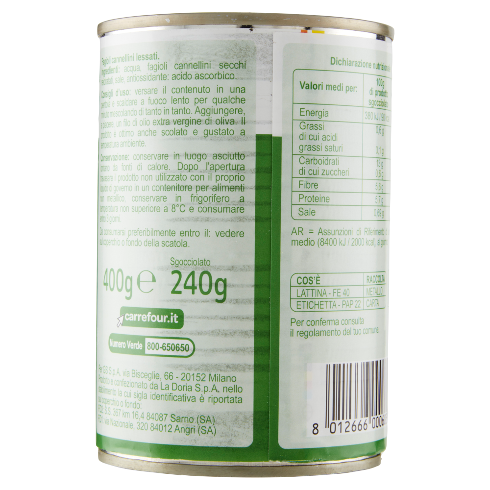 Carrefour Classic Cannellini 400 g