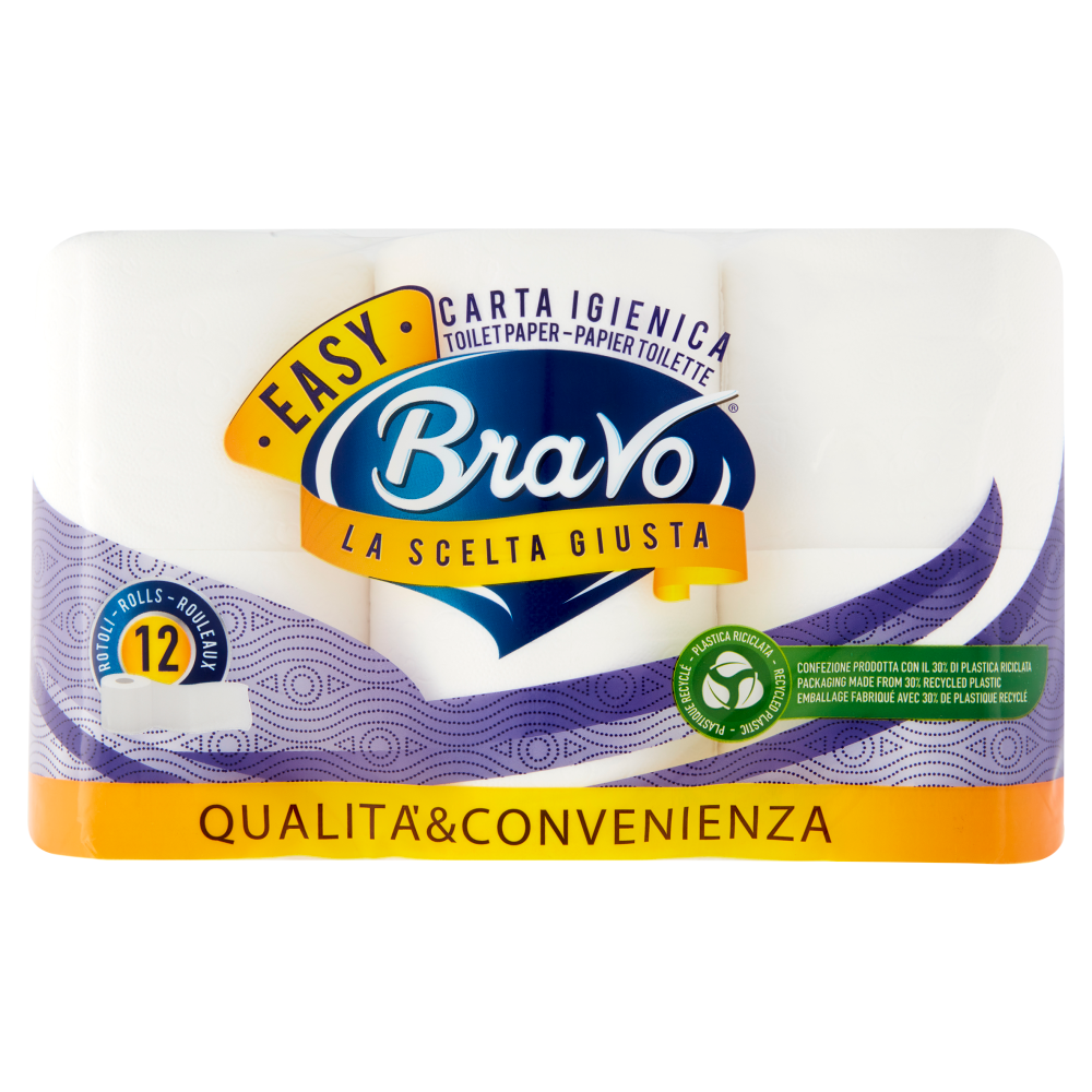 Bravo Easy Carta Igienica 12 pz