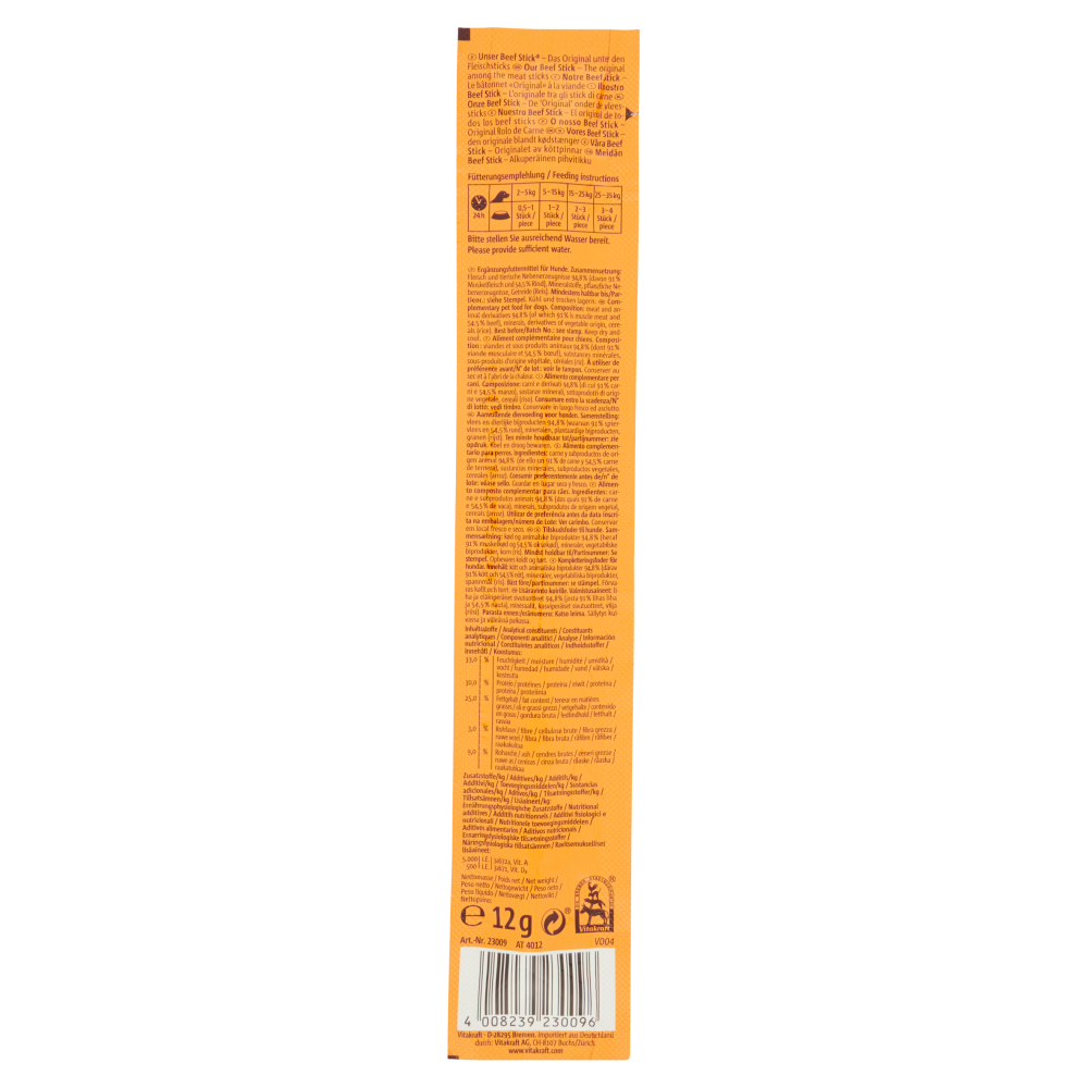 Vitakraft Beef Stick Original + Manzo 12 g