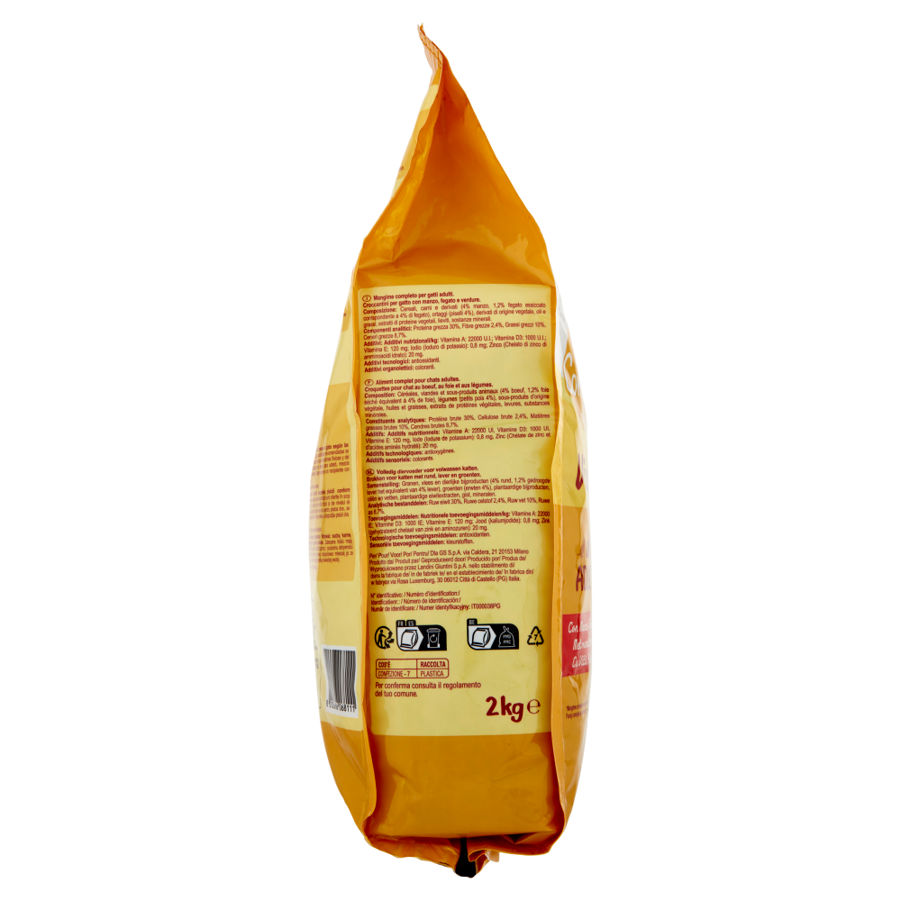 Carrefour Adult Croccantini Con manzo e fegato per gatti 2 kg