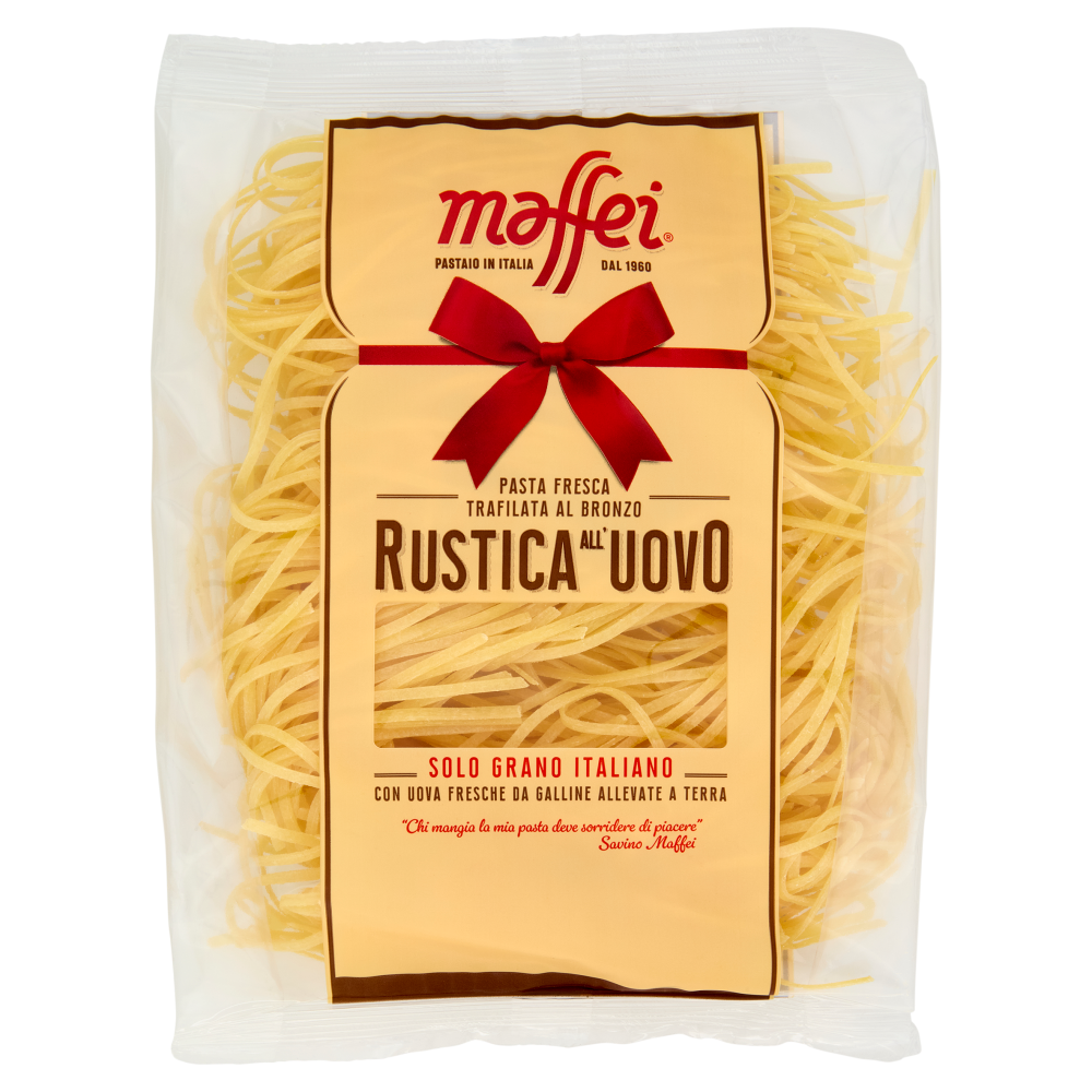 maffei Pasta Fresca Trafilata al Bronzo Rustica all'Uovo Tagliolini 250 g
