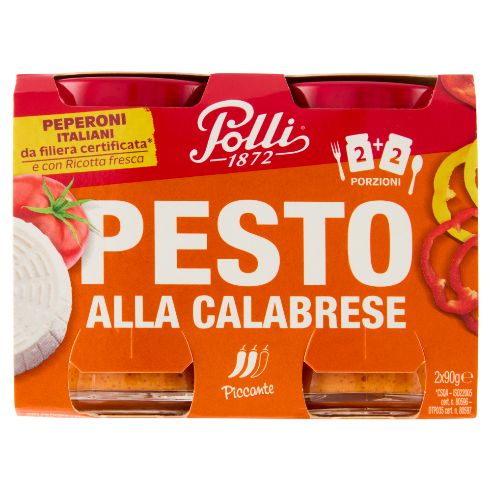 Polli Pesto alla Calabrese 2 x 90 g
