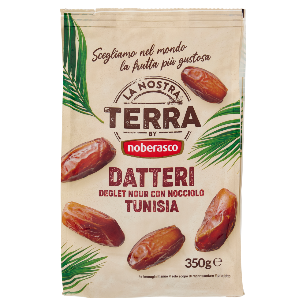 La Nostra Terra Datteri Deglet Nour con Nocciolo Tunisia 350 g