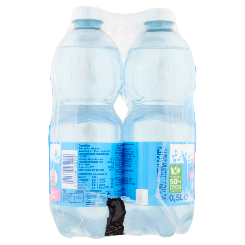 Carrefour Classic Naturale Acqua Minerale Naturale Monviso 6 x 0,5 L