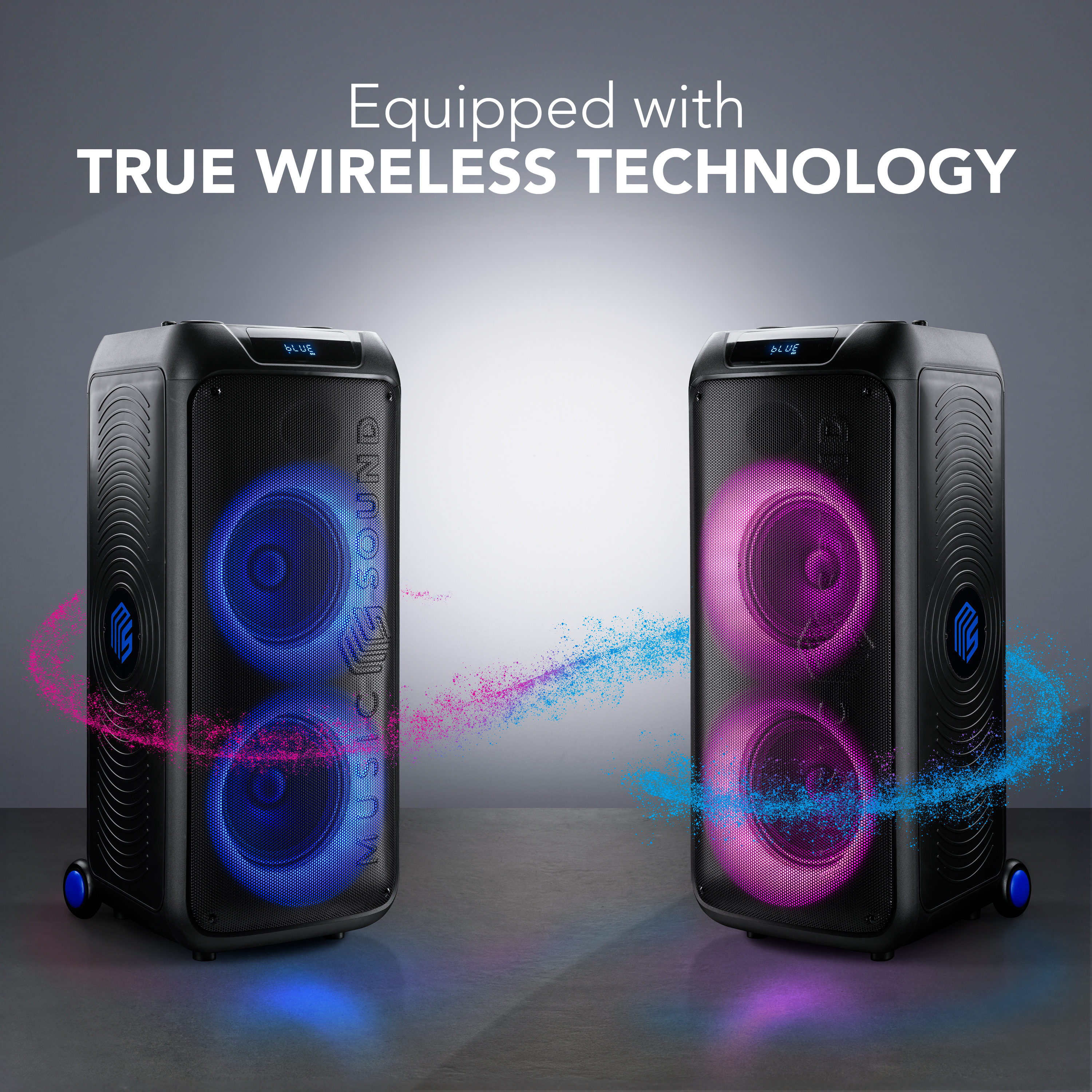 Music Sound Sound Box Cassa speaker con 110W di potenza e luci RGB