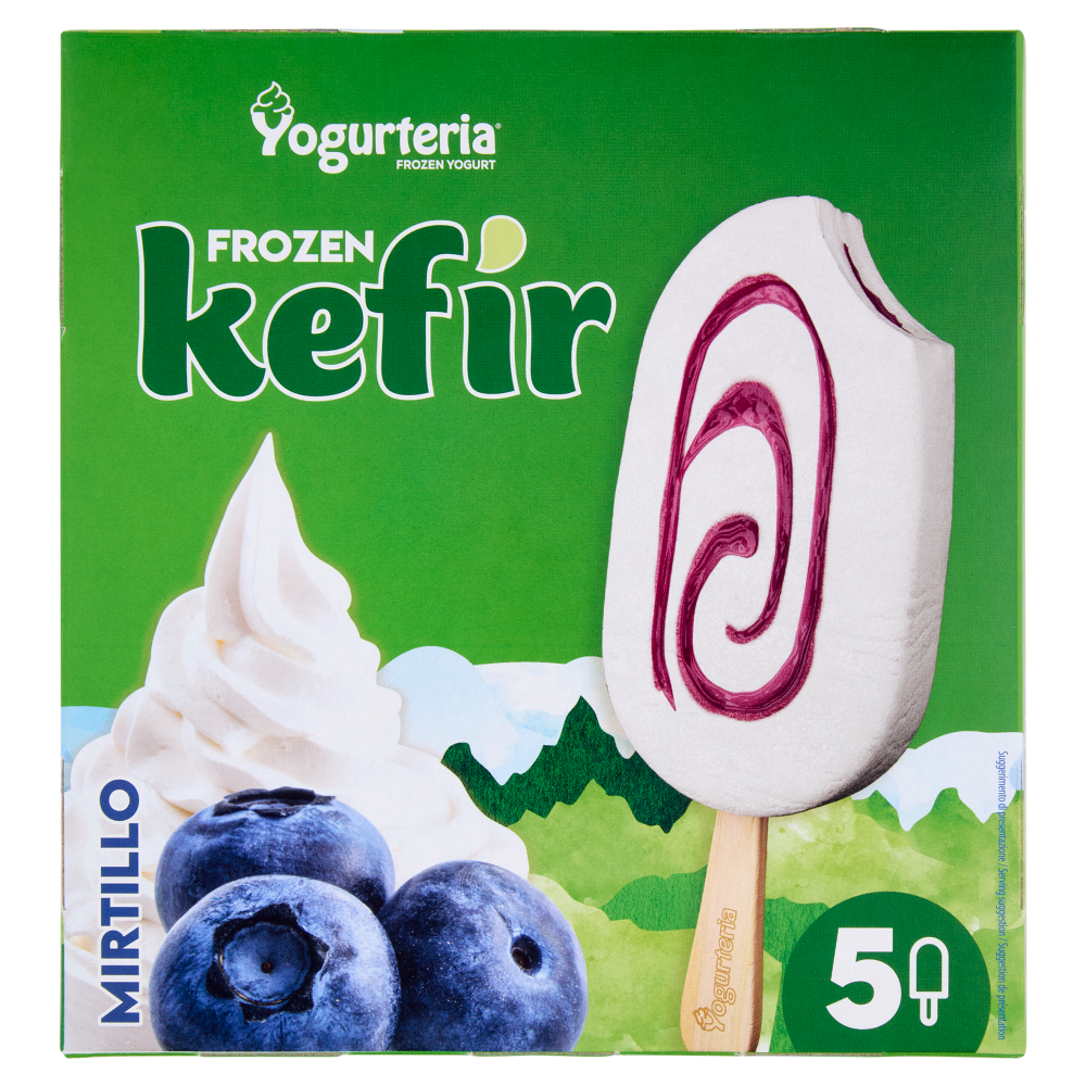 Yogurteria Frozen Yogurt Frozen Kefir Mirtillo 5 x 50 g