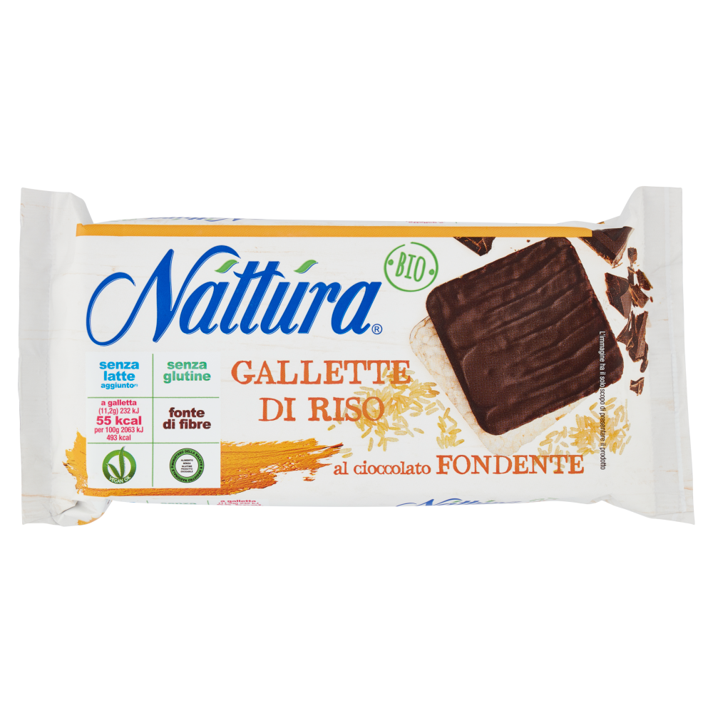Náttúra Gallette di riso al cioccolato Fondente Bio 90 g