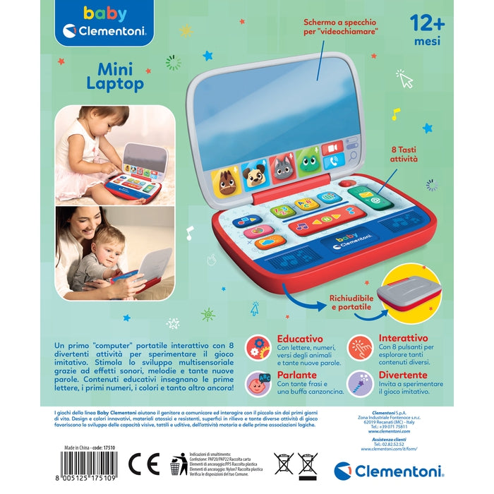 Baby 17510 gioco elettronico per bambino Computer portatile per bambini