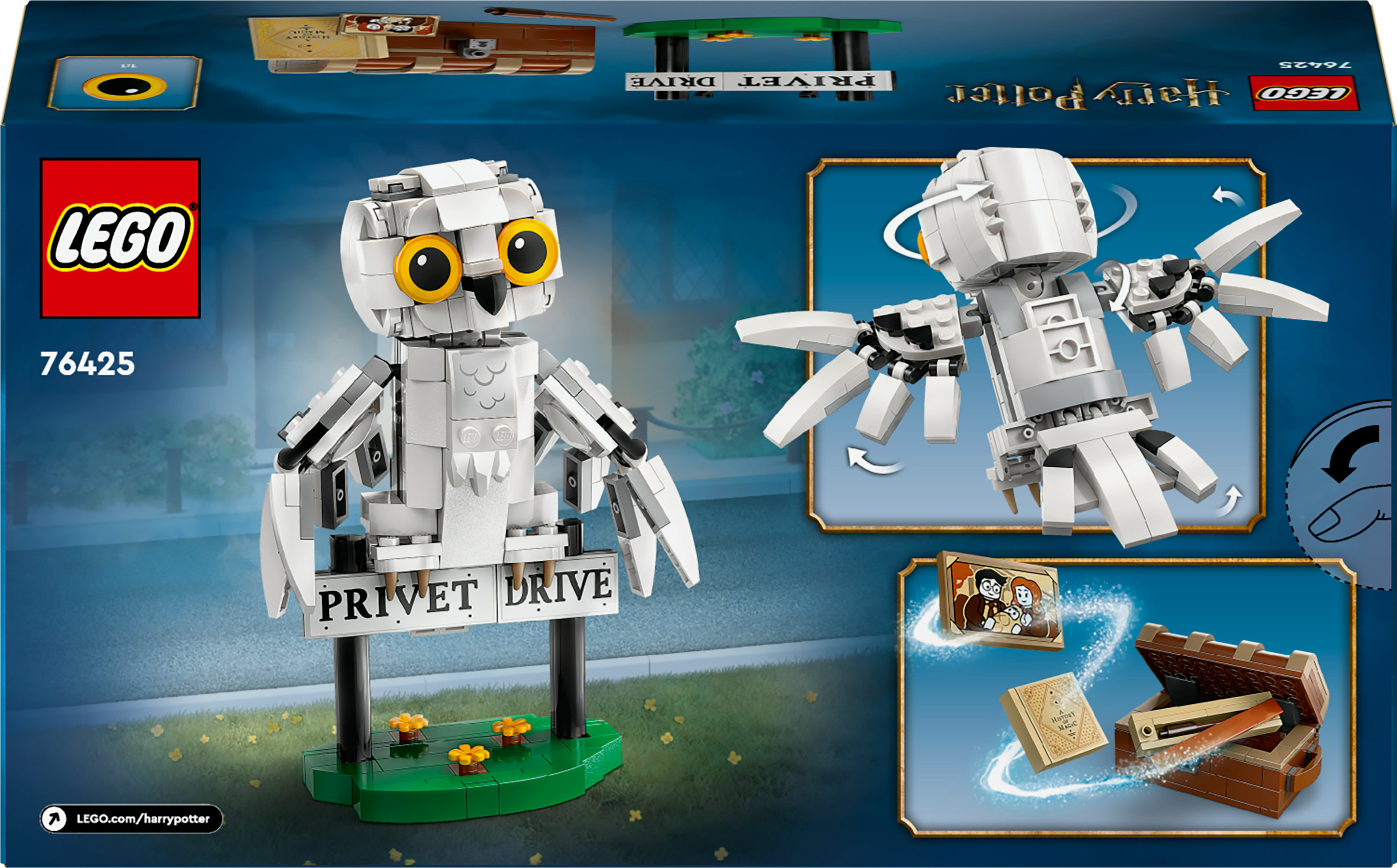 LEGO Harry Potter Edvige al numero 4 di Privet Drive