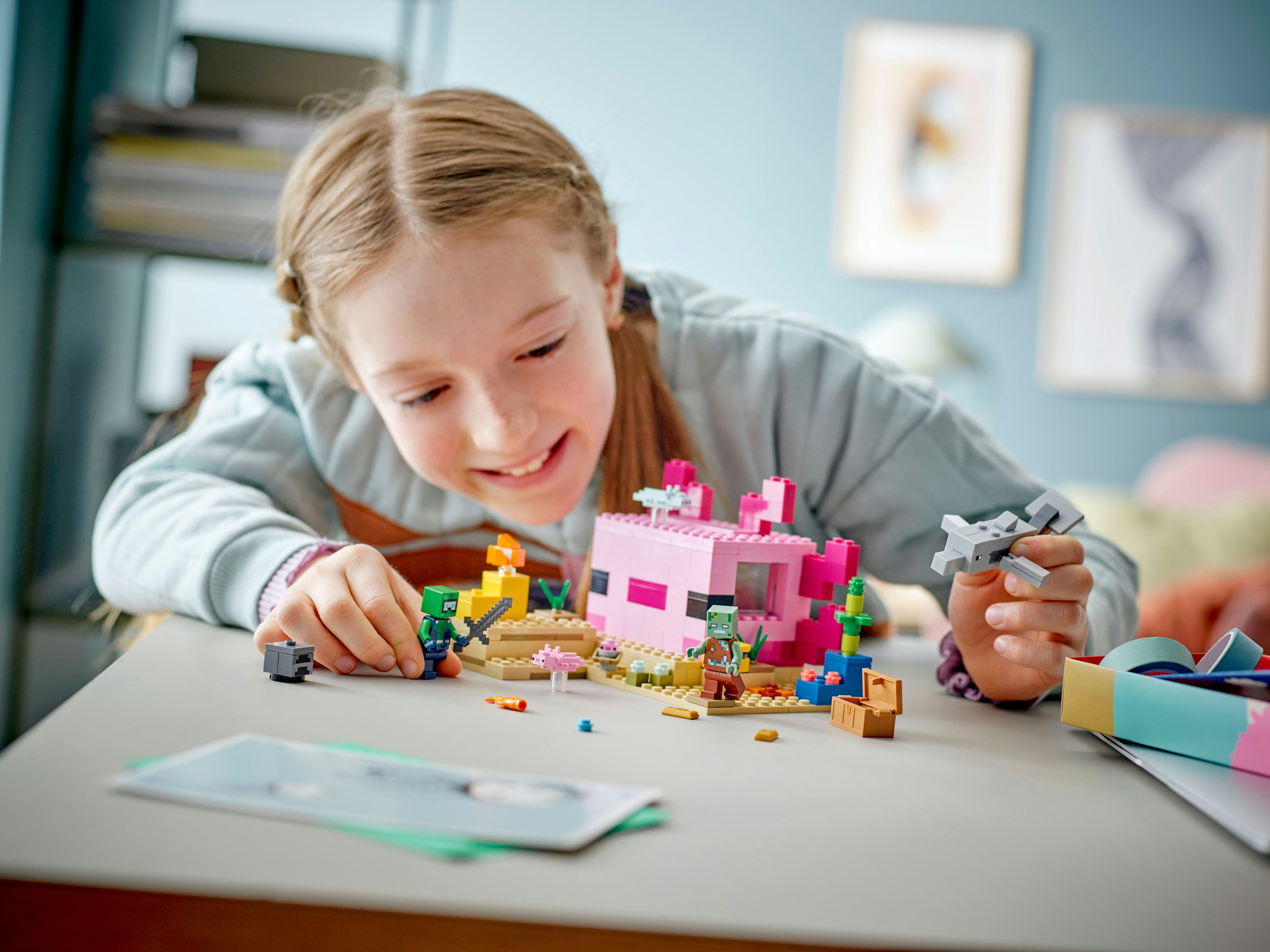 LEGO Minecraft La casa dell&rsquo;Axolotl