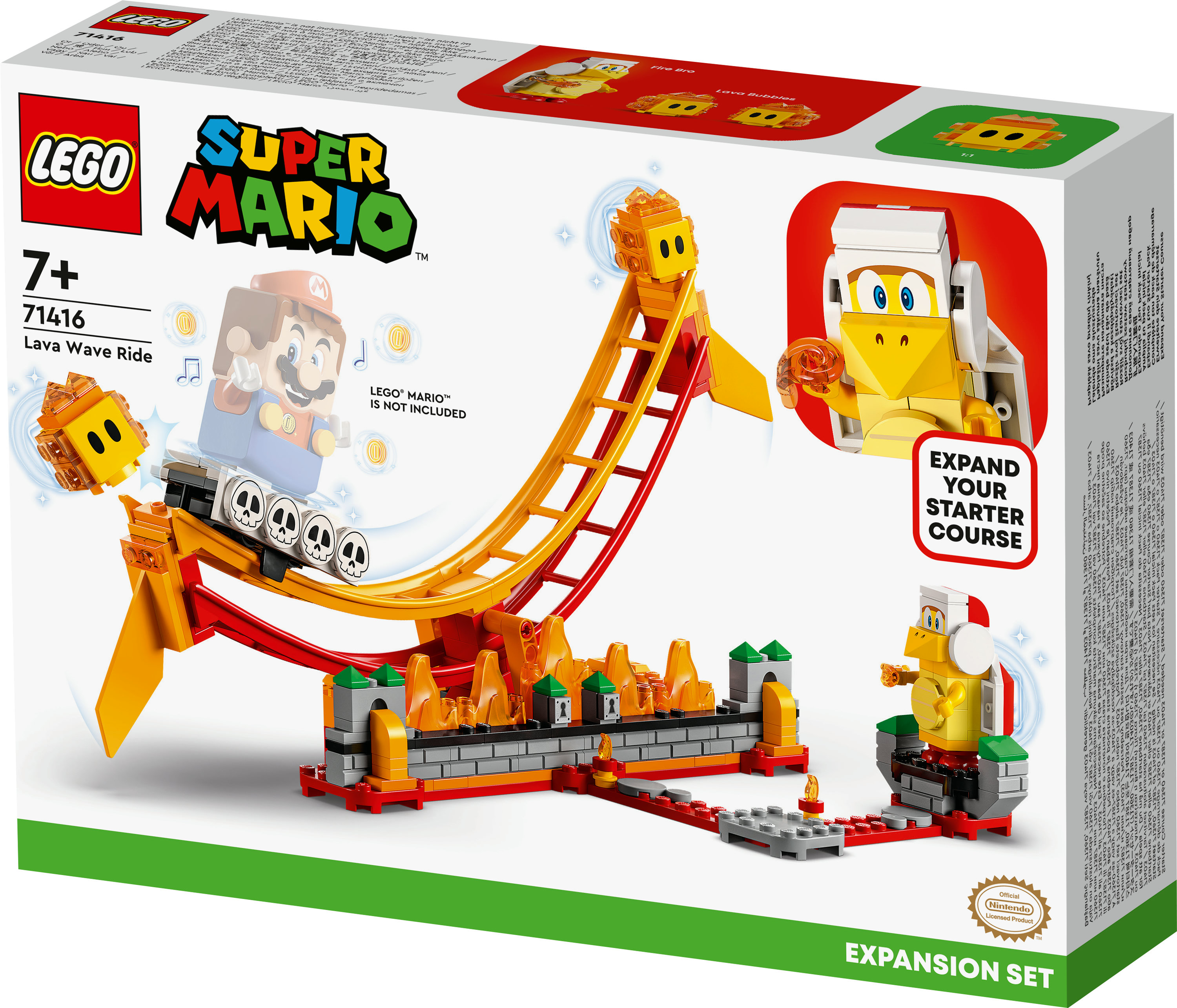 LEGO Super Mario Pack di espansione Giro sull&rsquo;onda lavica